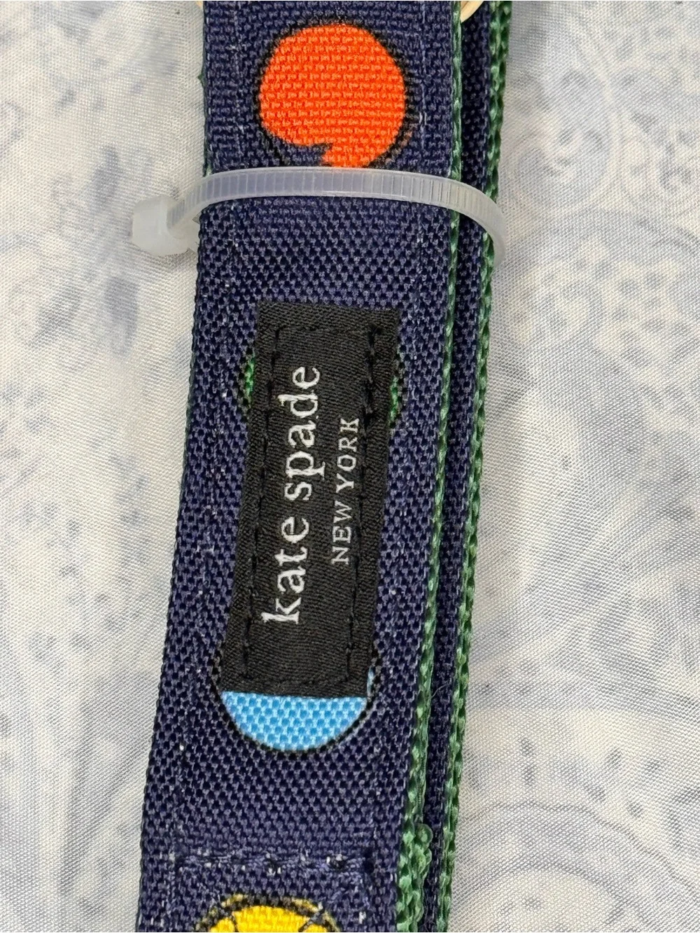 kate spade Navy Polka Dot Pet Leash